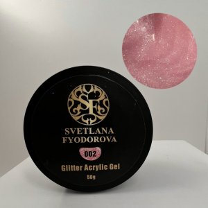 Glitter Acrylic Gel 50g, 02