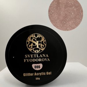 Glitter Acrylic Gel 50g, 06