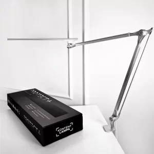 Лампа Protect+ бело-серебристая