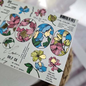 Слайдеры foil color 123