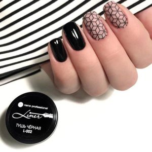 Гель-паста Liner "L-002" тушь черная 5 мл