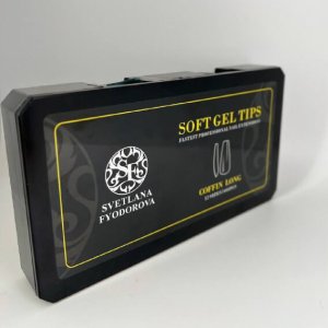 Гелевые типсы Coffin Long